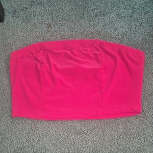 Hot Pink Cropped Tube Top Size S